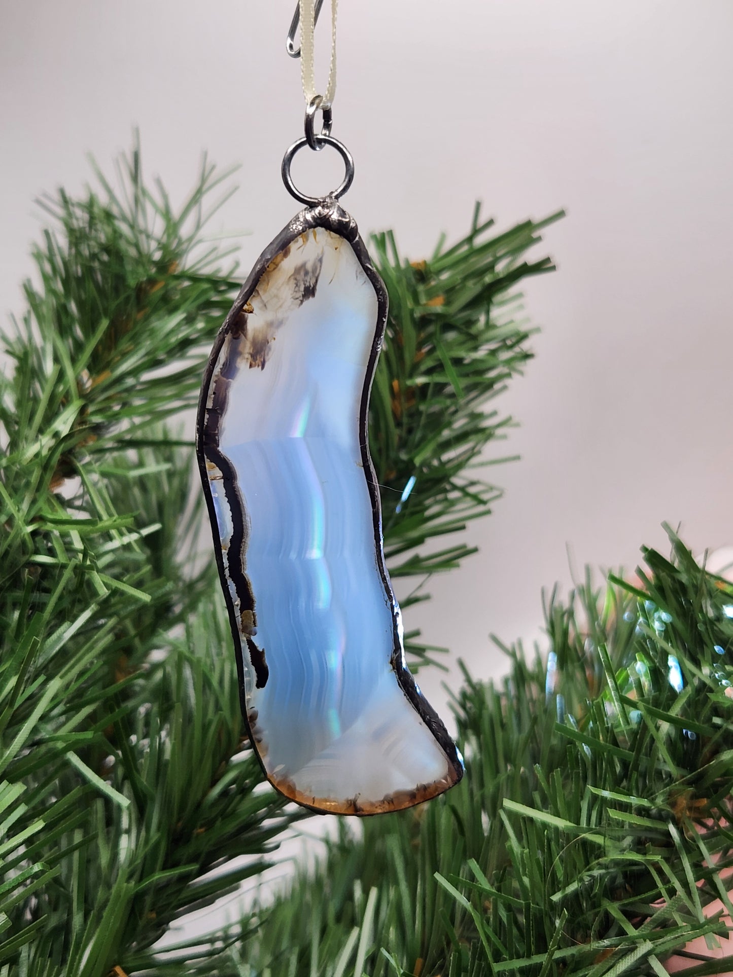 Montana Iris Agate Ornament