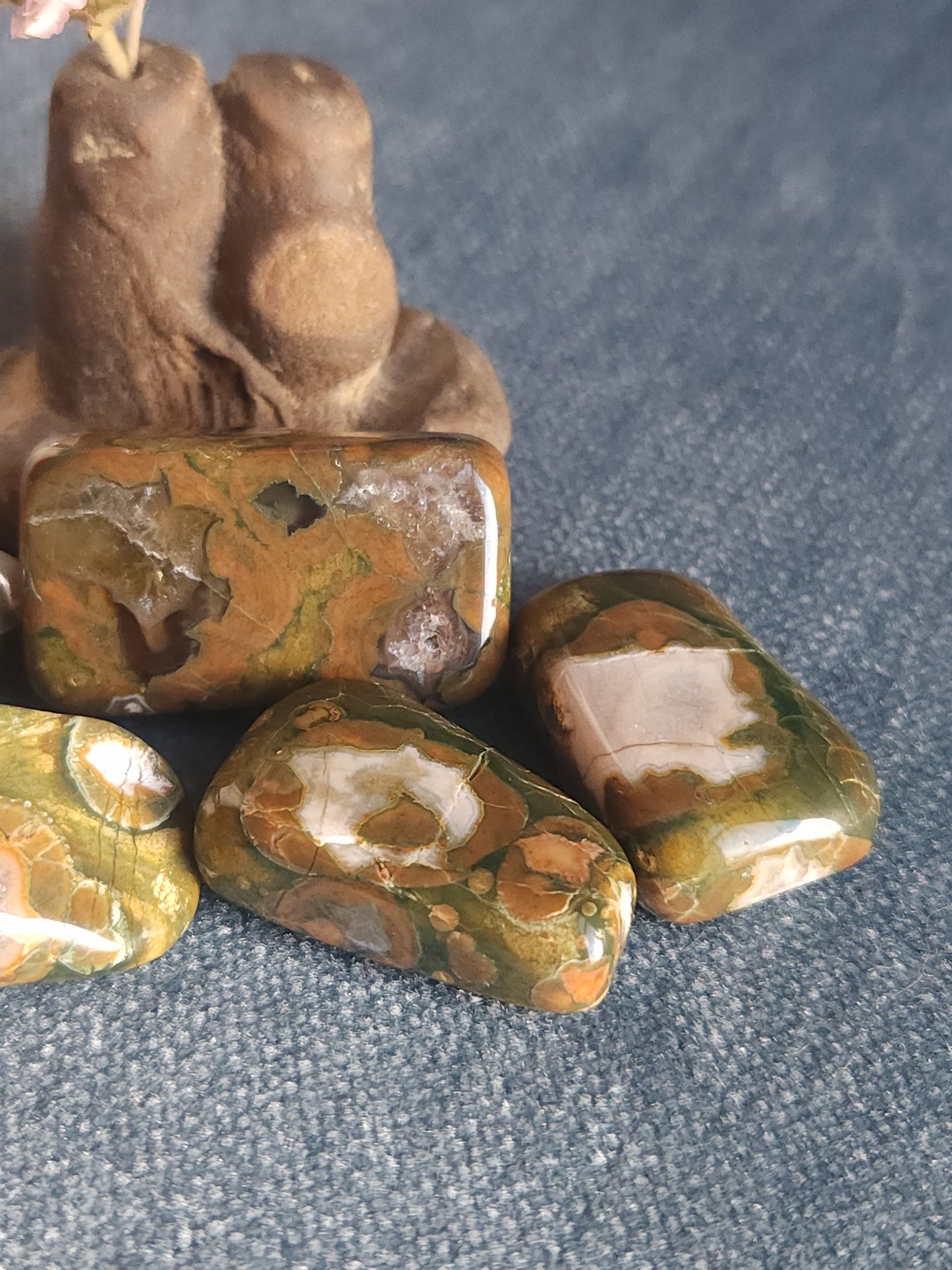 Rainforest Jasper Tumbles - Set A