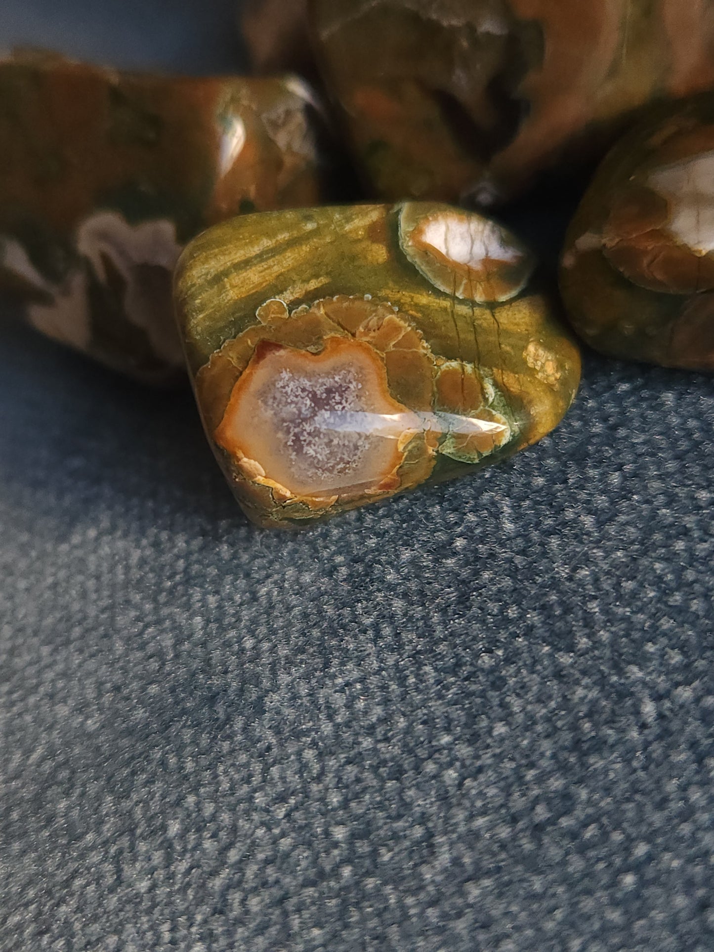 Rainforest Jasper Tumbles - Set A