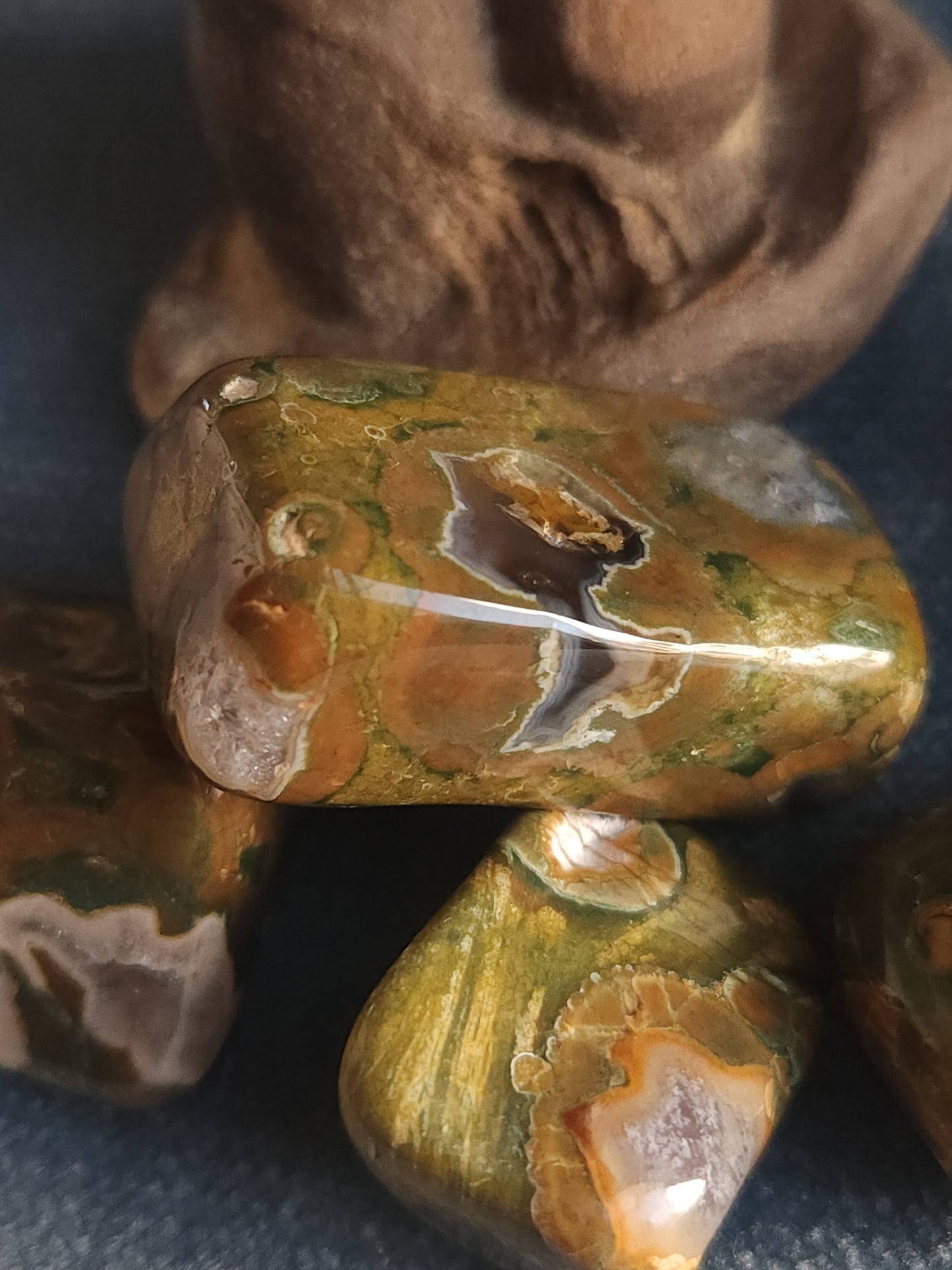 Rainforest Jasper Tumbles - Set A