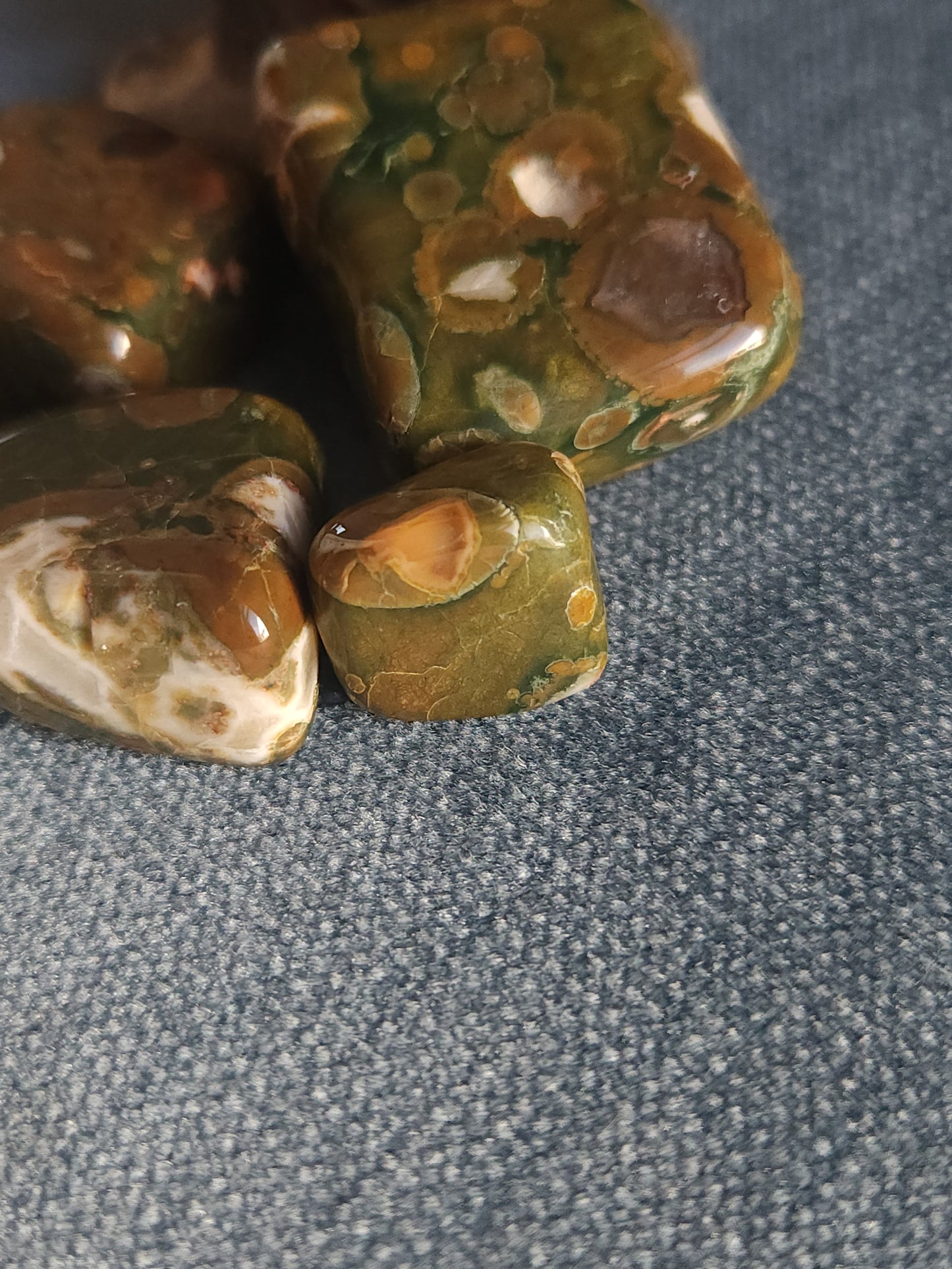 Rainforest Jasper Tumbles - Set C