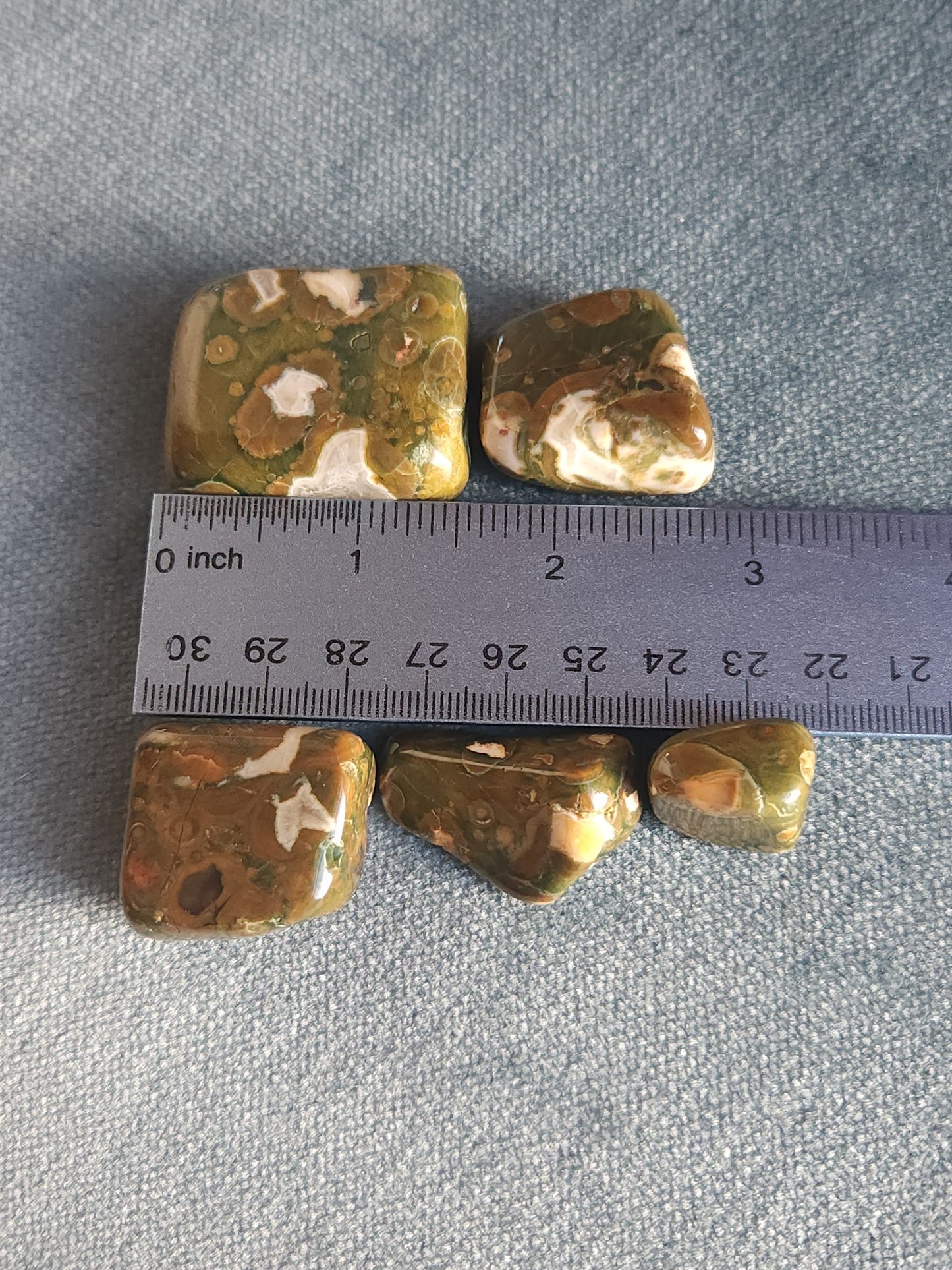 Rainforest Jasper Tumbles - Set C